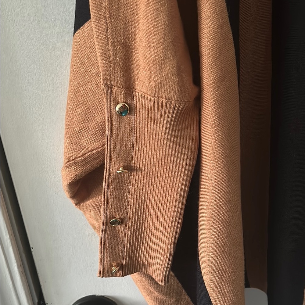 NWT JM Collection Ribbed Camel Turtleneck - Picture 4 of 4